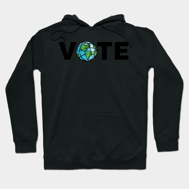 VOTE For The Climate Turn Out Blue Democratic Independent Voters for the Earth Hoodie by gillys